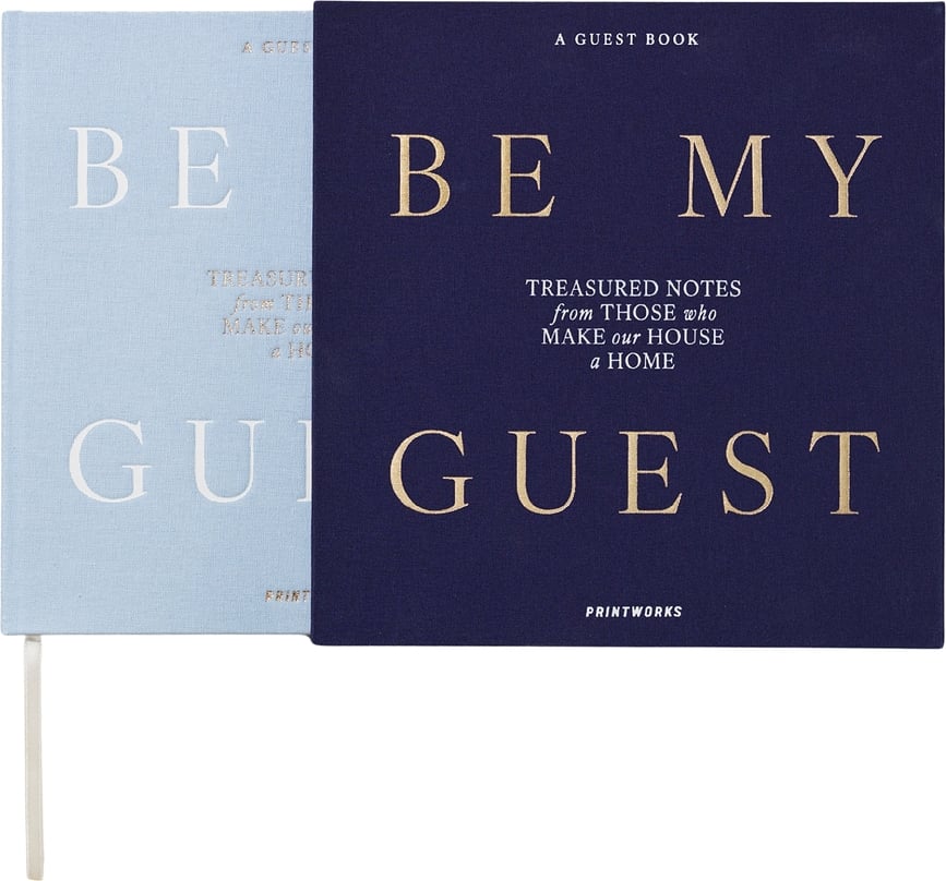 Βιβλίο ευχών Be My Guest μπλε-γαλάζιο