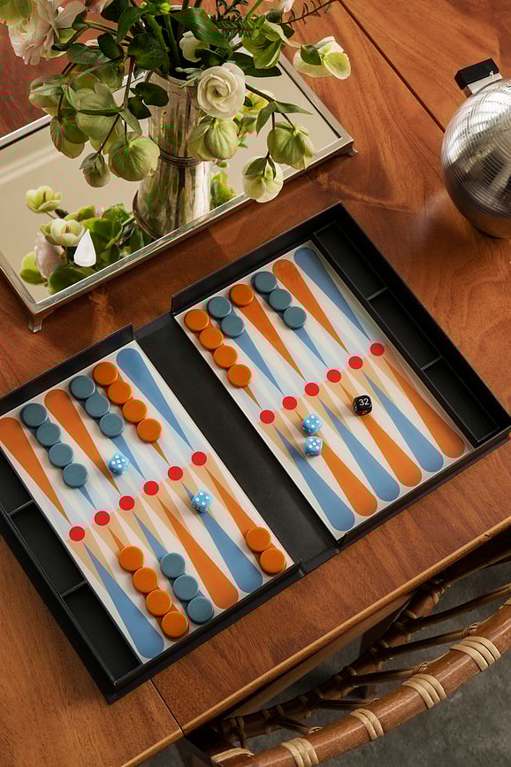 Classic Art of Backgammon Τάβλι, ανθρακί