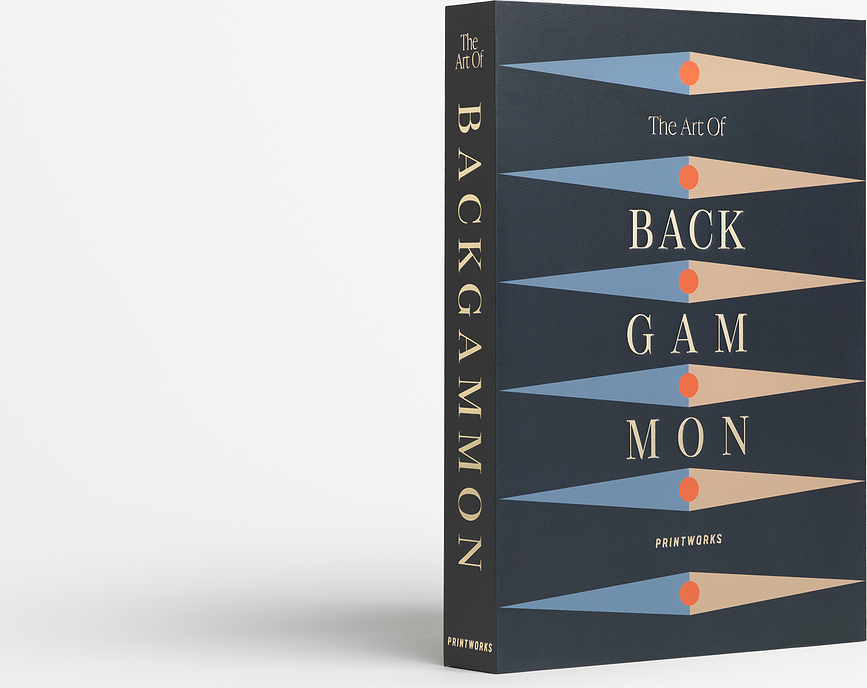 Classic Art of Backgammon Tavla antracitna