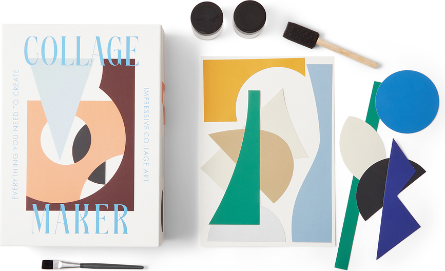 Collage Maker Set za ustvarjanje kolažev, 64-delni