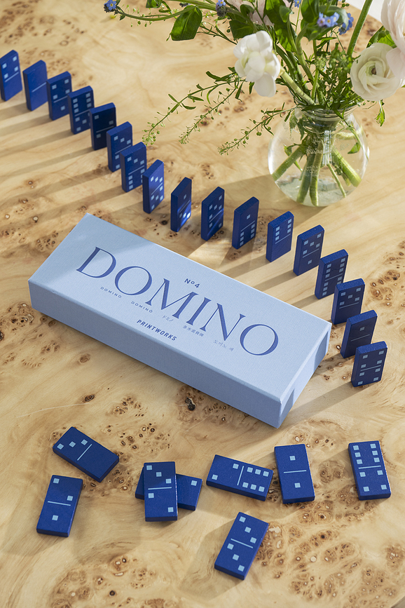 Domino Printworks Classic Plakat, svetlo moder