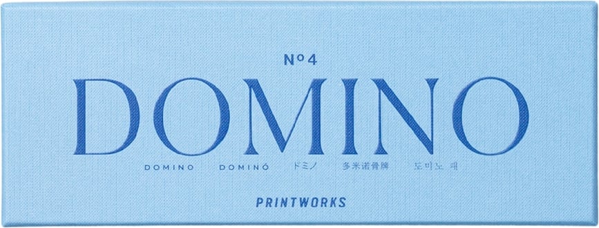 Domino Printworks Classic Plakat, svetlo moder