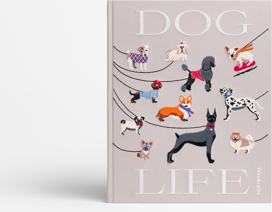 Fotoalbum Dogs Embroidered, hall