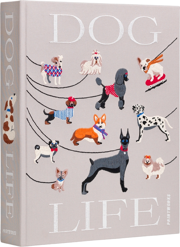 Fotoalbum Dogs Embroidered, hall