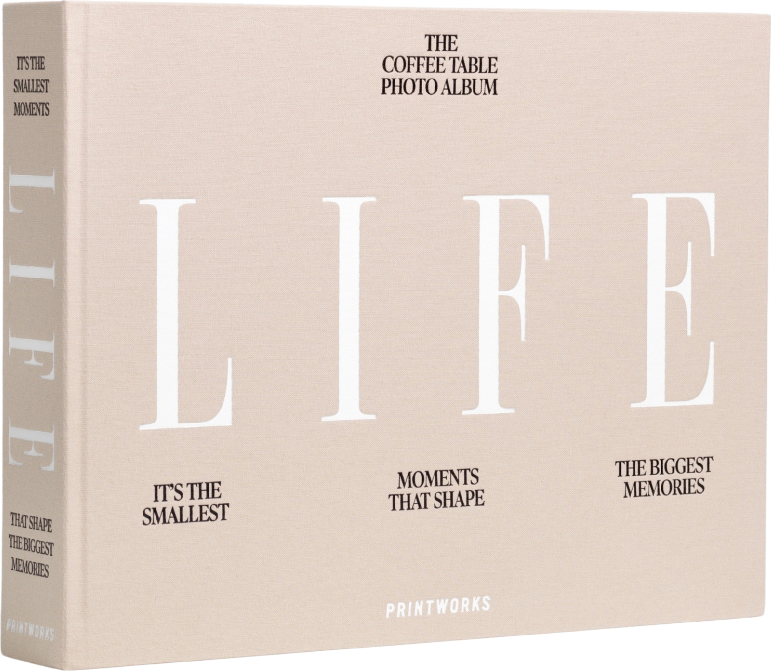 Fotoalbum Life Embroidered, beige