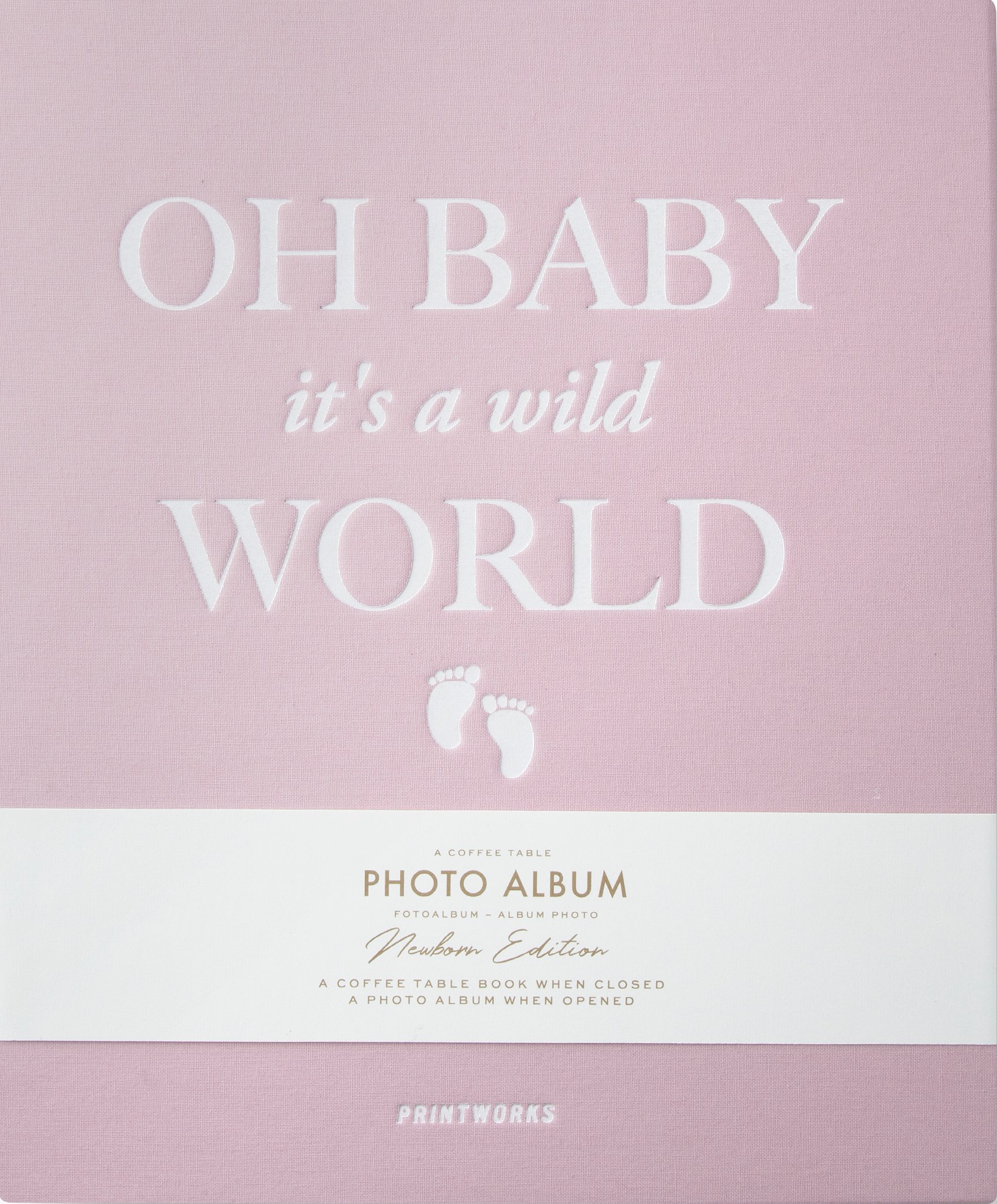 Fotoalbum Printworks Baby Its A Wild World ružový