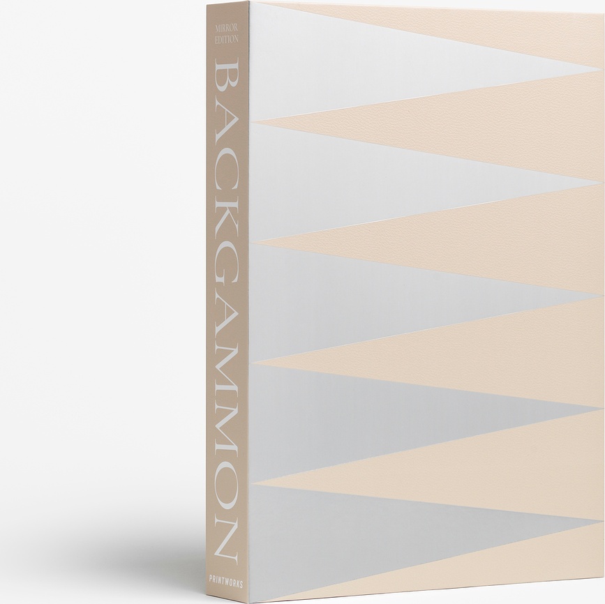 Jeu de backgammon Art of Backgammon Mirror, bleu marine