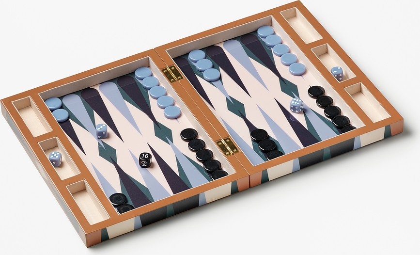 Juego de Backgammon de madera Printworks