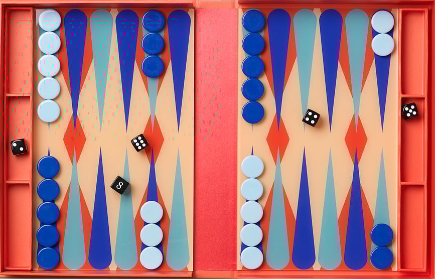 Juego de Backgammon Printworks Classic Art of Backgammon