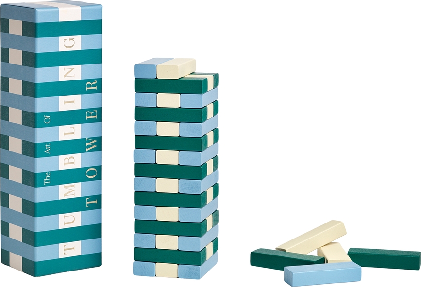 Juego de estrategia Play N Yenga, azul y verde