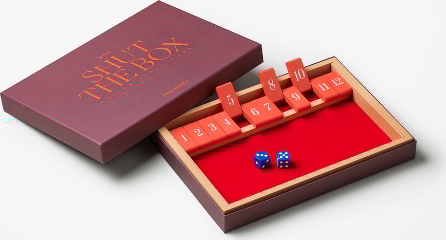 Juego de Mesa Printworks Classic Shut the Box