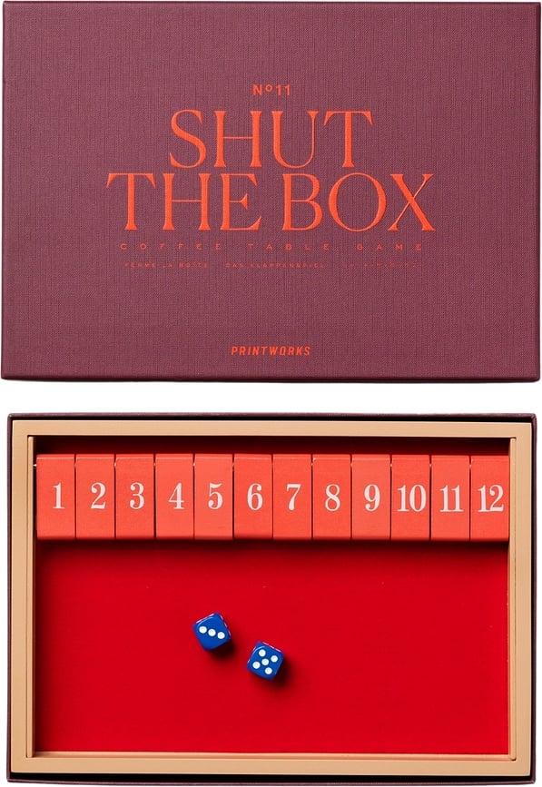 Juego de Mesa Printworks Classic Shut the Box