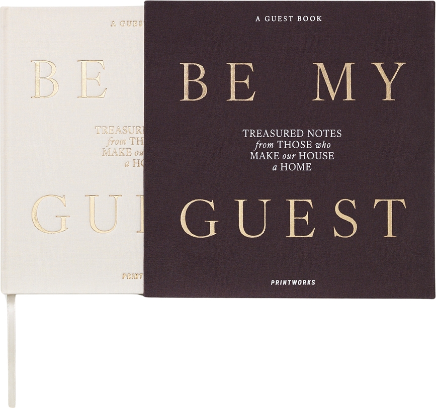 Книга для гостей Be My Guest антрацитово-біла