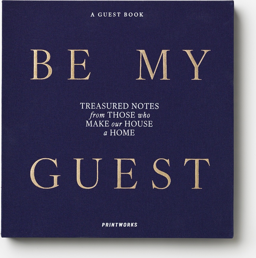 Книга побажань Be My Guest бежево-жовта