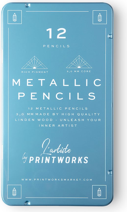 Lápices de Colores Tonos de Piel Printworks, Pack de 12 unidades