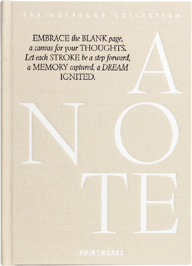Cuaderno Printworks Just A Note, beige