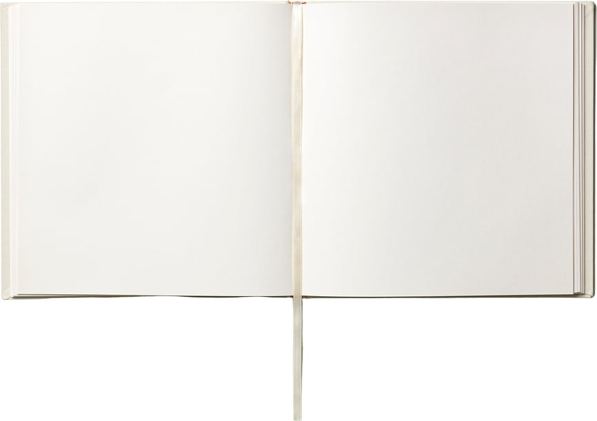 Libro de Invitados Printworks Our Wedding Day, azul marino y beige