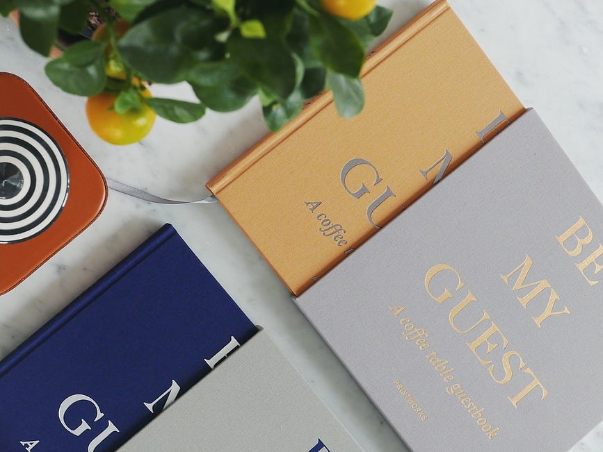 Libro de Visitas Printworks, rosa rojizo