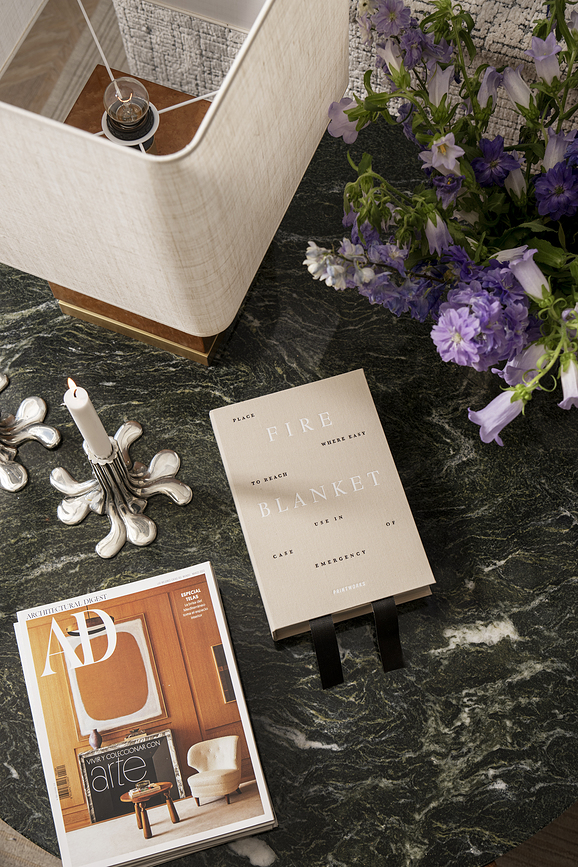 Manta extintora Printworks, negra