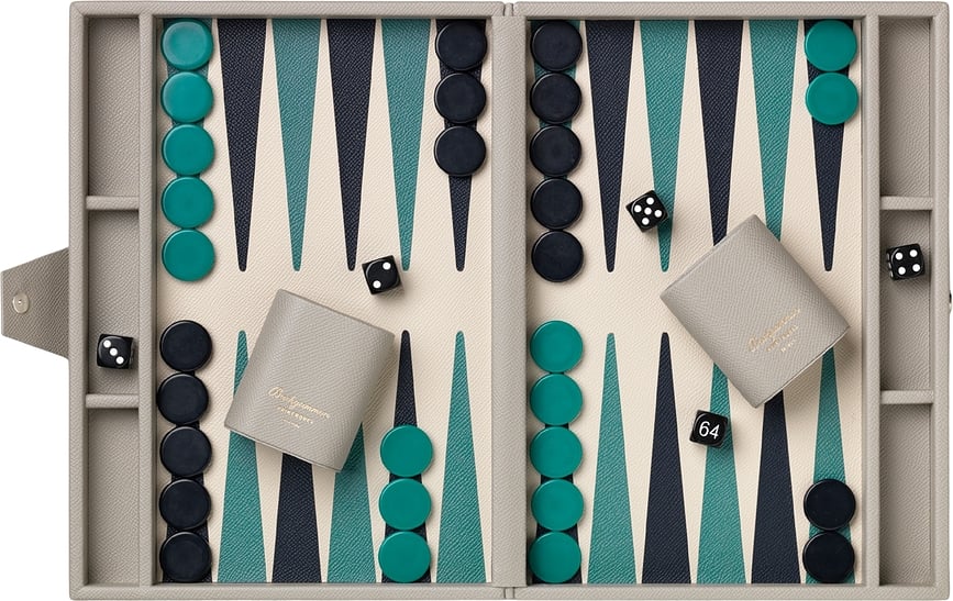 Нарди Backgammon Reverra сіро-зелені