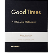 Nuotraukų albumas Printworks Good Times juodos spalvos