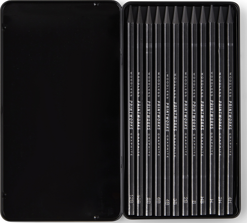 Pastelli Printworks Graphite 12 pz.