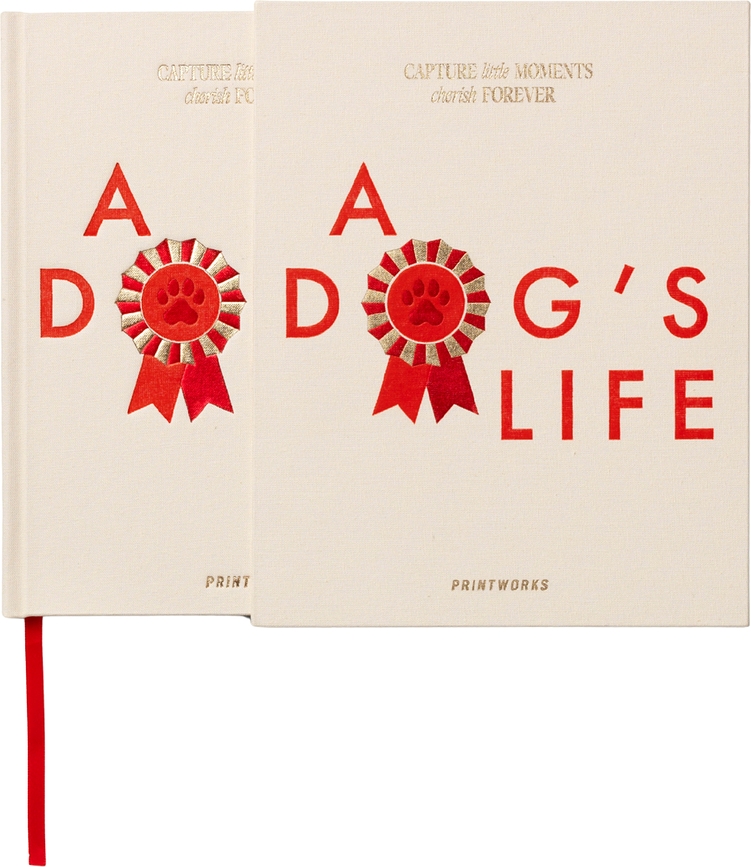 Printworks A Dog's Life Dnevnik, bež