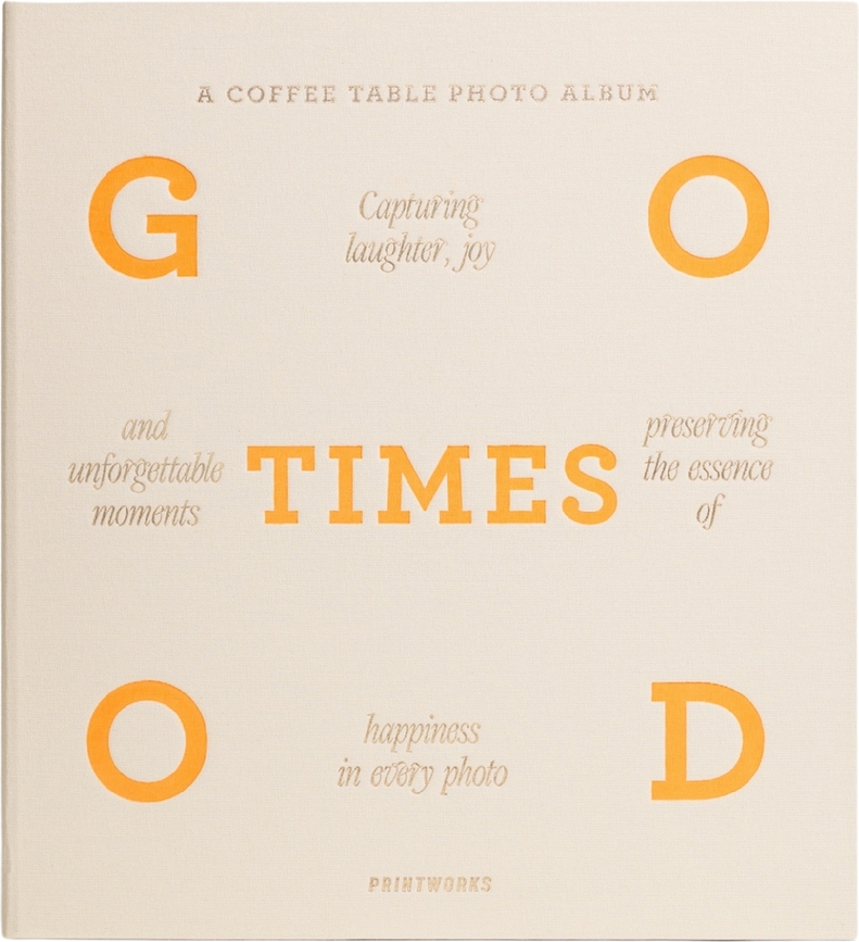 Printworks Little Moments Big Memories Album za fotografije, 27 cm, oranžen