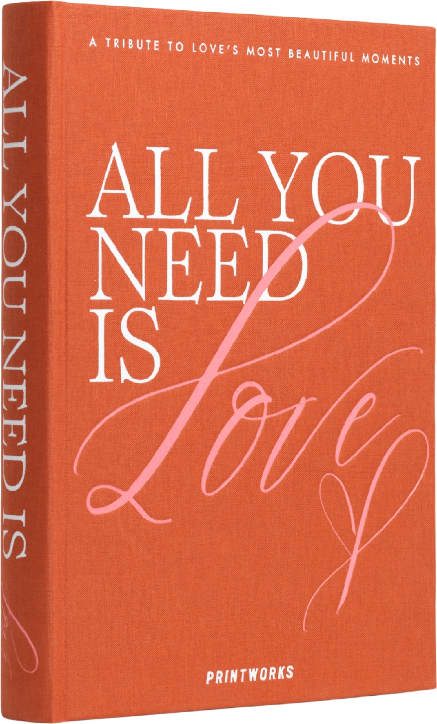 Printworks All You Need is Love Fotoalbum, orange