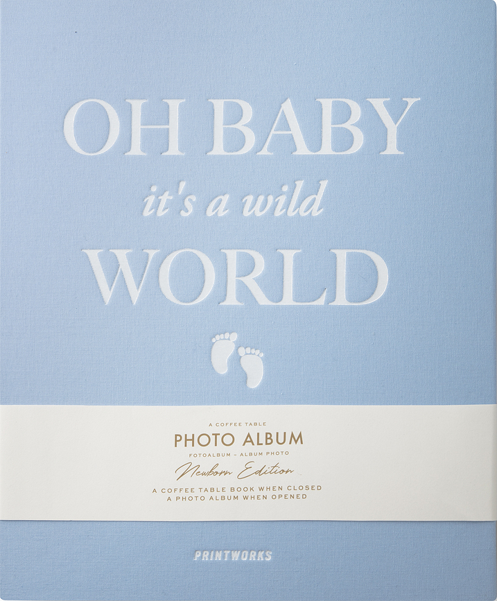 Printworks Baby Its A Wild World Fotoalbum blau