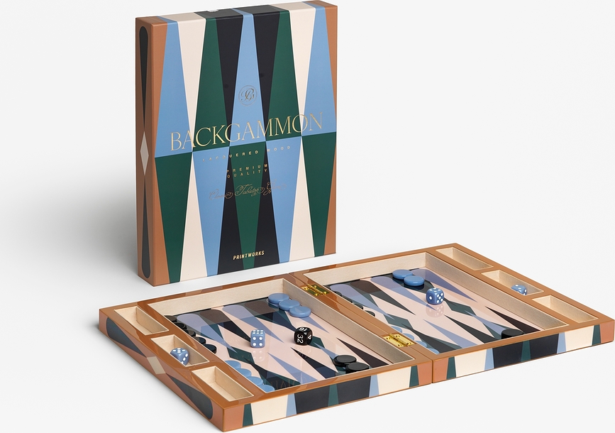 Printworks Backgammon drveni