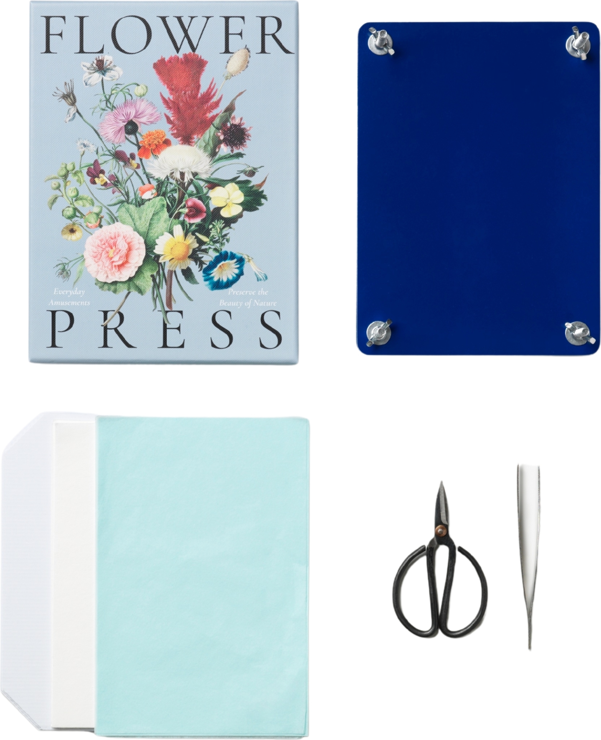 Printworks Blumenpresse-Set in Geschenkbox 9 El.
