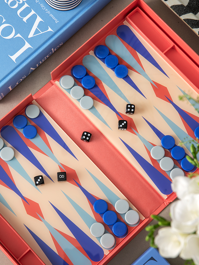 Printworks Classic Art of Backgammon Τάβλι, κόκκινο