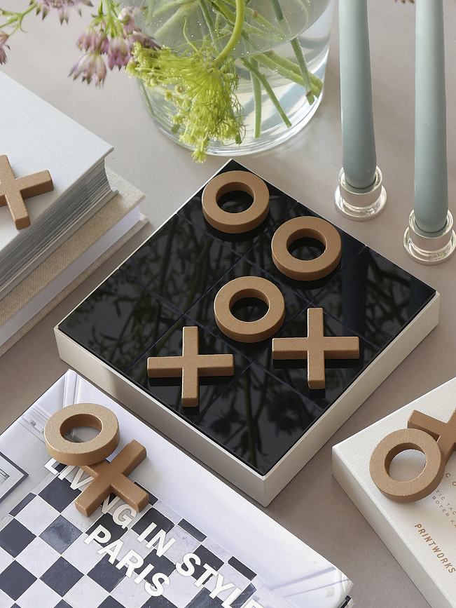 Printworks Classic Jeu Tic Tac Toe, beige