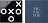 Printworks Classic Jeu de Tic-Tac-Toe, bleu foncé