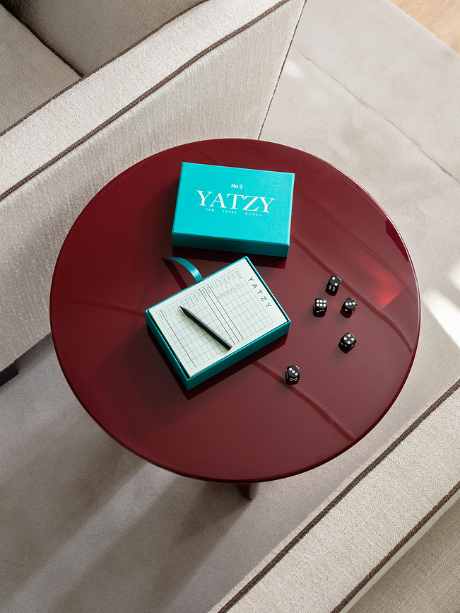 Printworks Classic Jeu de Yatzy, rouge