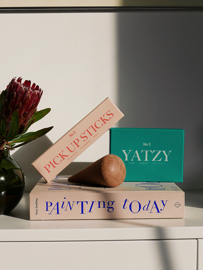 Printworks Classic Jeu de Yatzy, rouge