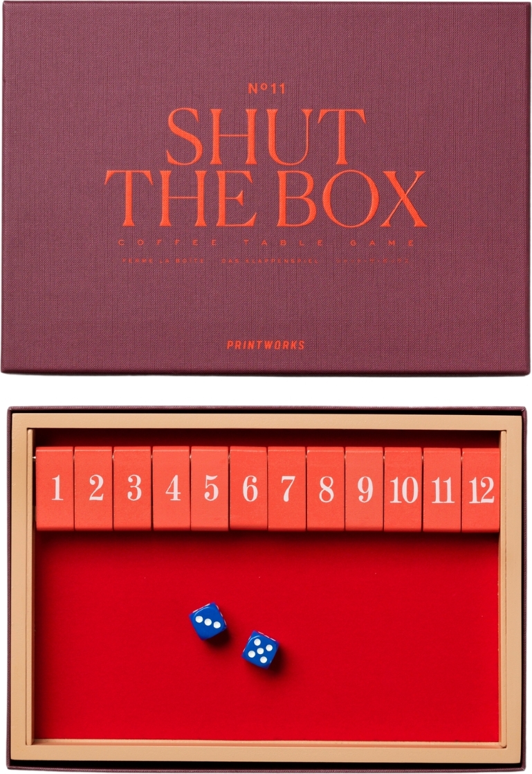 Spiele und Bausteine Printworks Classic Shut The Box Brettspiel