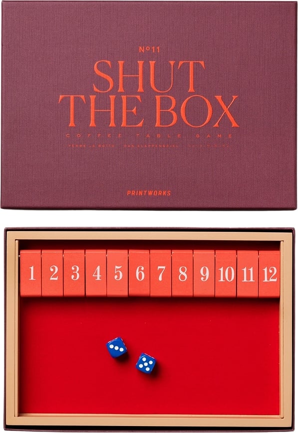 Printworks Classic Shut the Box Brettspiel