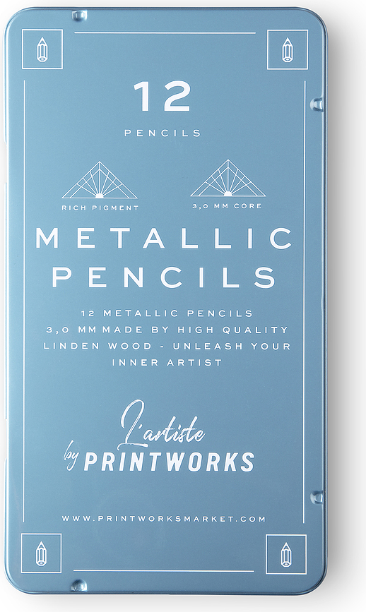 Printworks Crayons de Couleur teintes de peau, Lot de 12