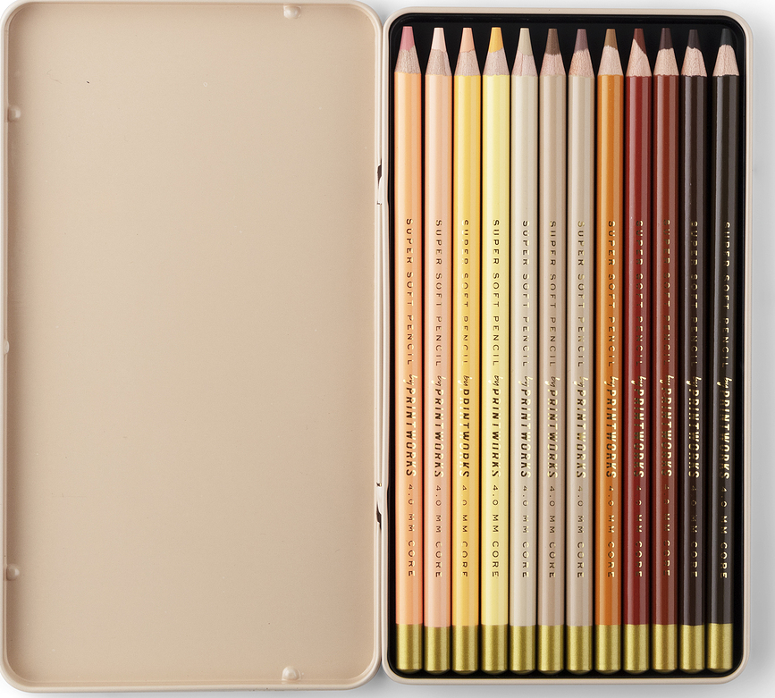 Printworks Crayons de Couleur, Lot de 12