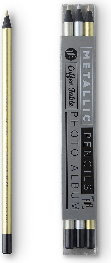 Printworks Crayons pour albums, métalliques, Lot de 3