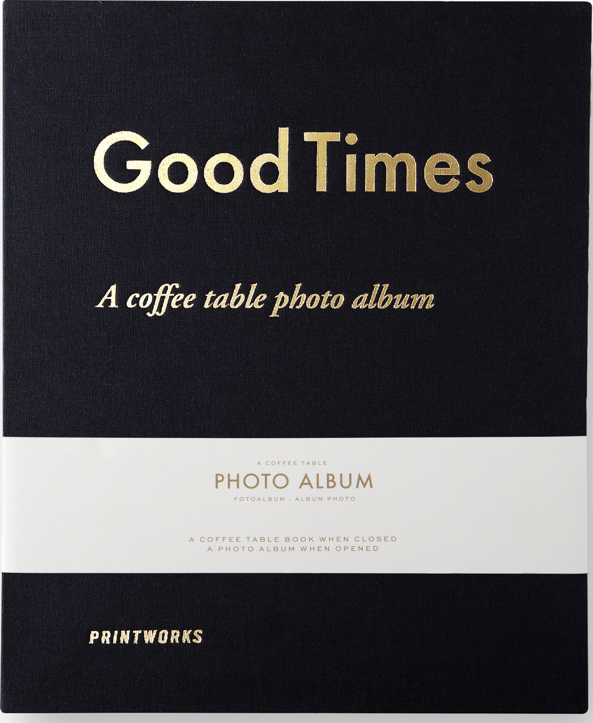 Printworks Good Times Fotoalbum schwarz