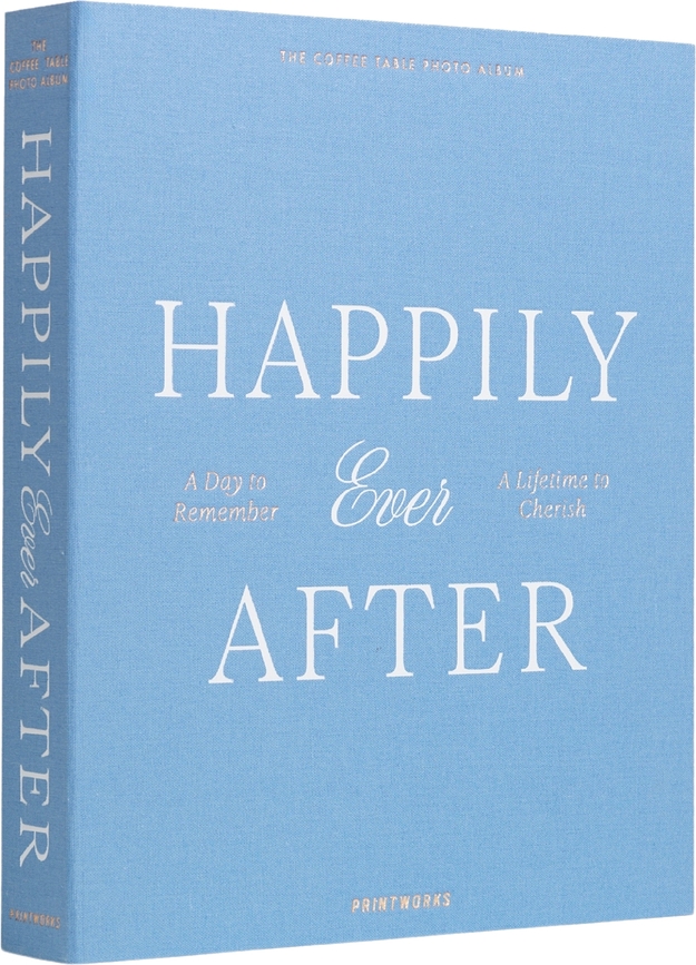 Printworks Happily Ever After Album Photo grand, bleu