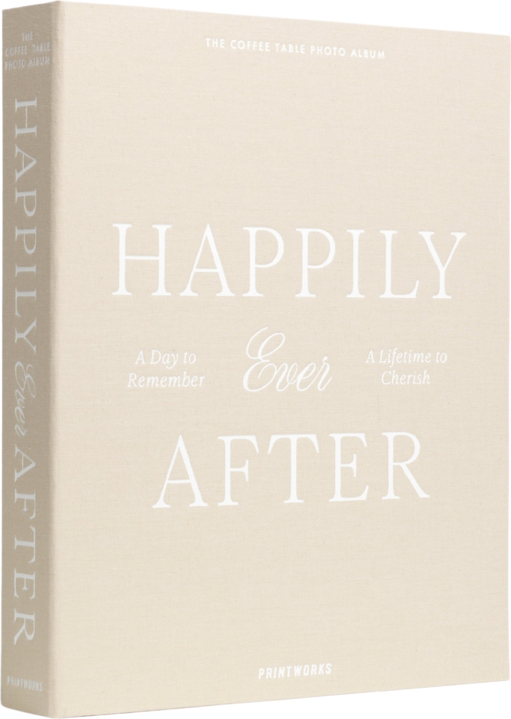 Fotoalben zum Einkleben Printworks Happily Ever After Fotoalbum Groß Beige