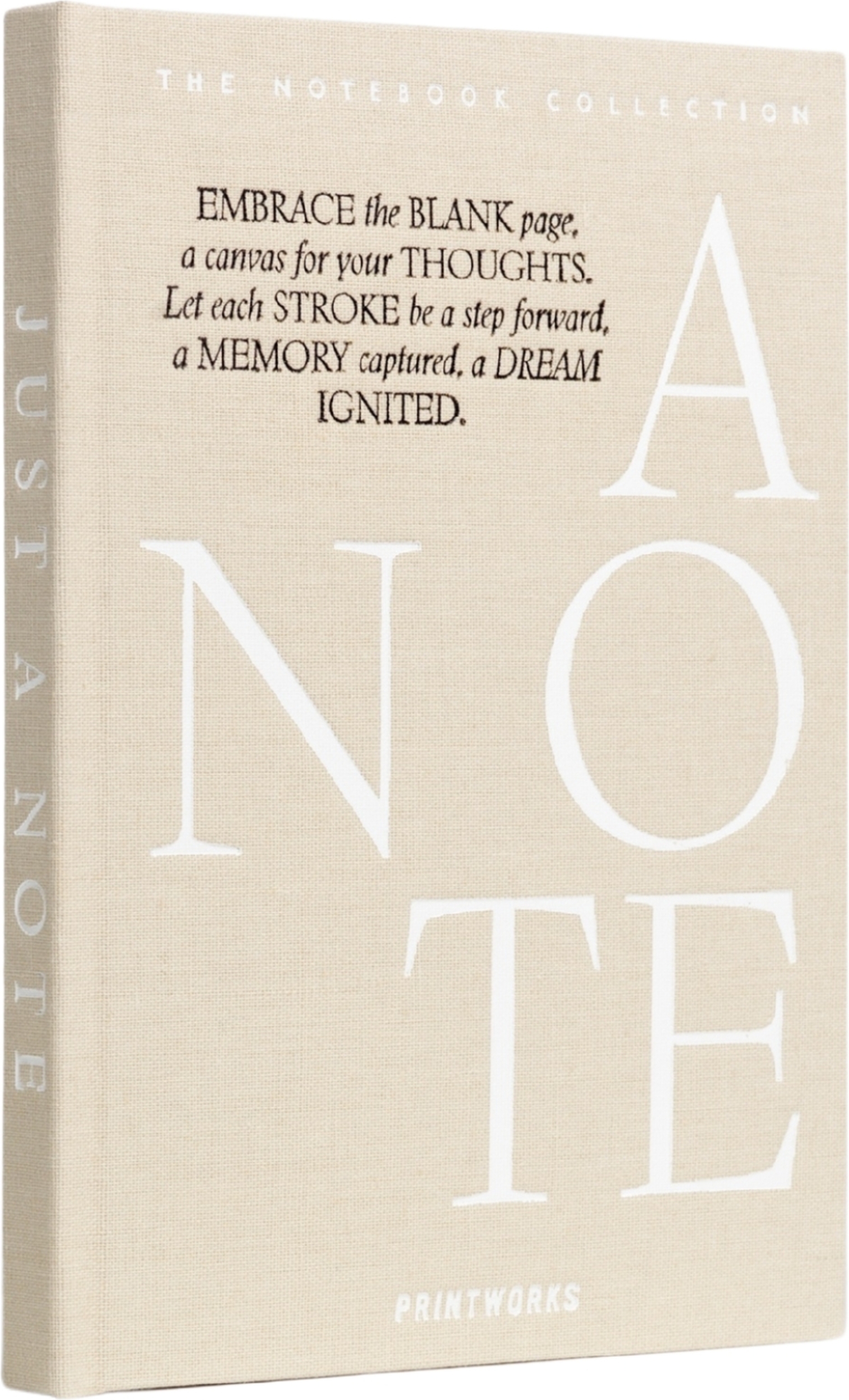 Notizbücher und Kalender Printworks Just A Note Notizbuch Beige