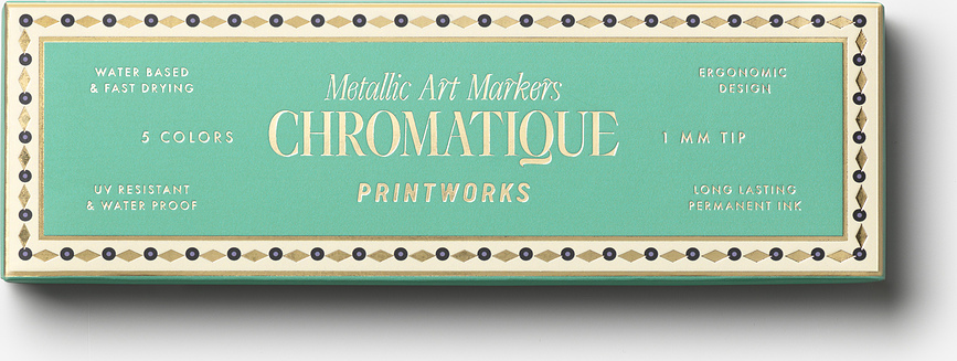 Printworks Markerji metalik, 5 kosov