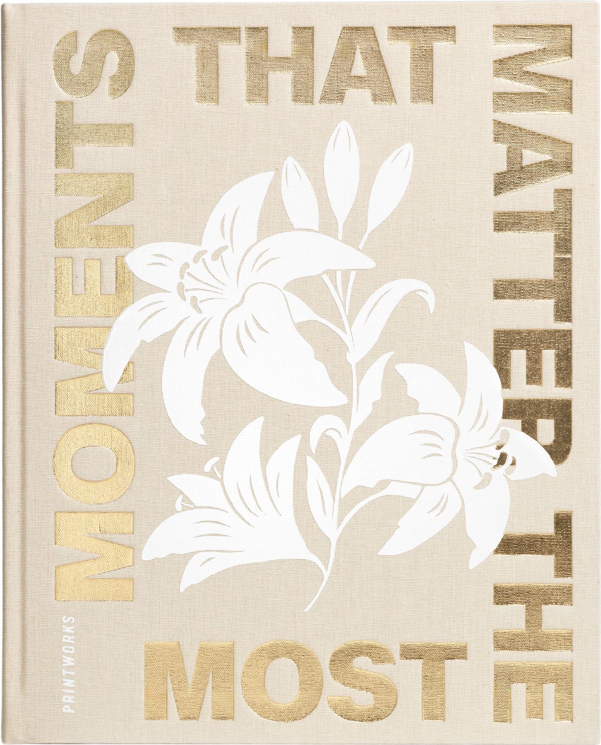 Fotoalben zum Einstecken Printworks Moments That Matters The Most Fotoalbum 33 Cm Beige