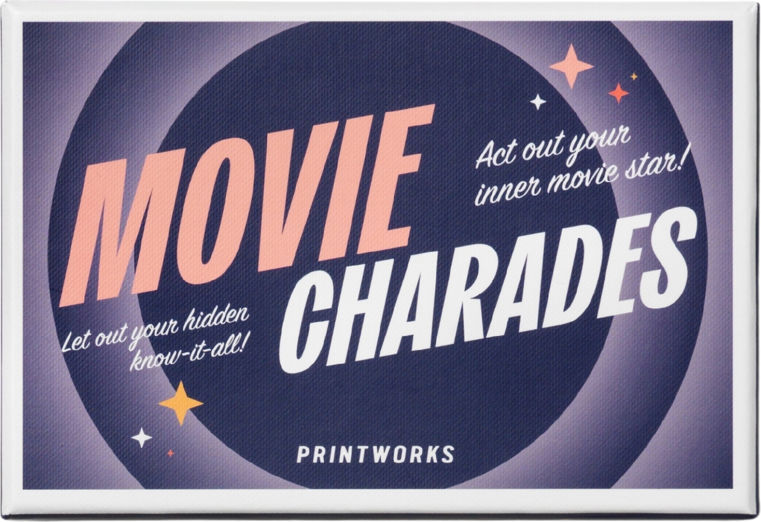 Spiele und Bausteine Printworks Movie Charades Kartenspiel