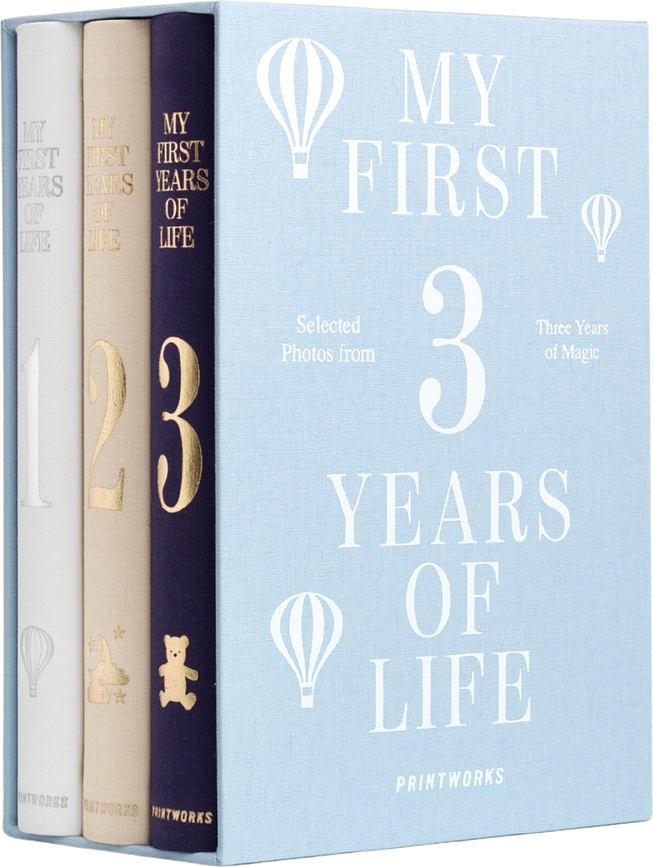 Printworks My First 3 Years Albums Photo, Set 4 pièces